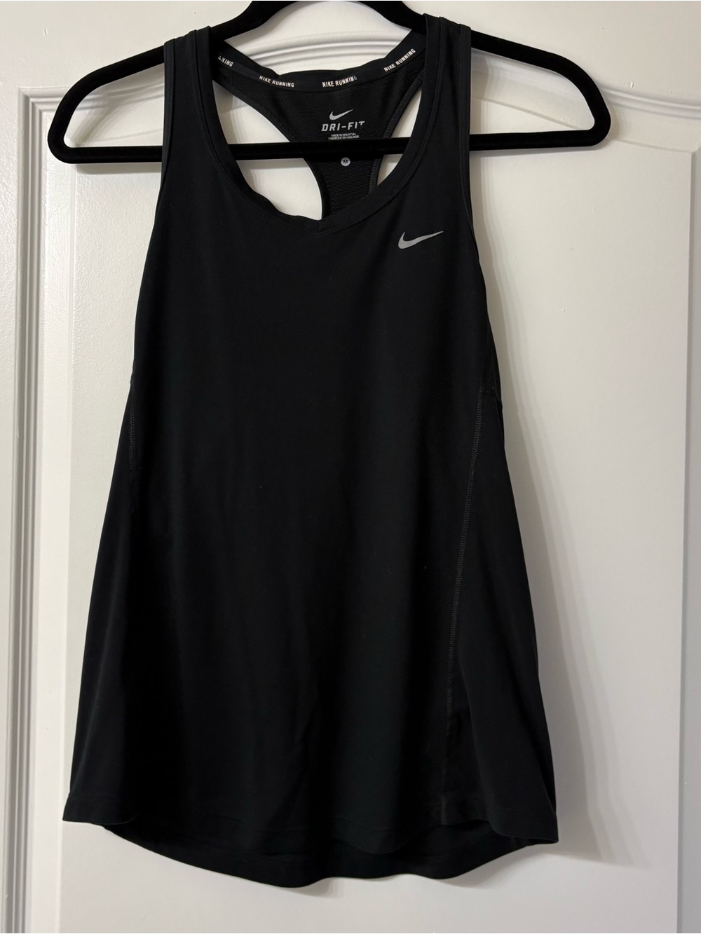 Nike Black Dri-FIT Loose Fit Racerback Tank